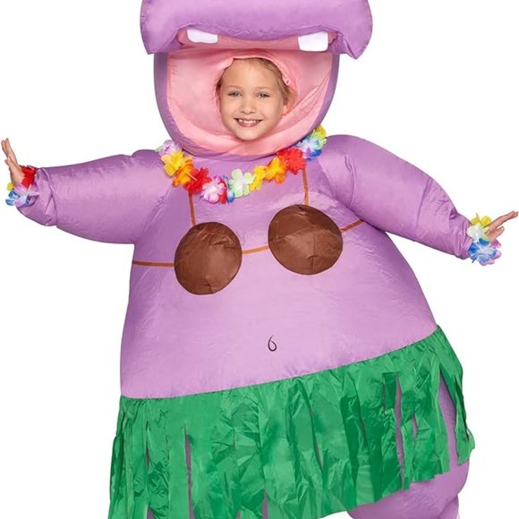 Costumes Spooktacular Creations Hippo Inflatable Costume For Kids